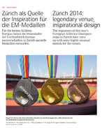 Zürich als Quelle der Inspiration für die EM-Medaillen